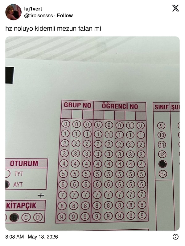 Bu soruya hazırlıksız yakalandım.