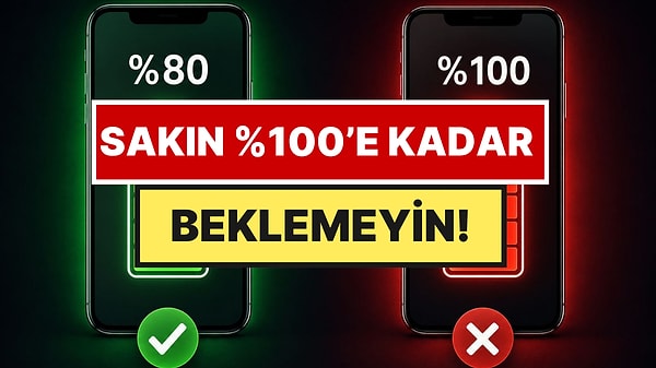 Telefonunu %100 Şarj Eden Herkese Uyarı Yapıldı