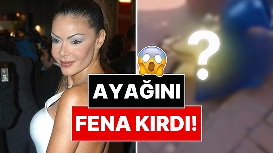 Ayağını Kıran Sevda Demirel'in Düştüğü Anlar Tüyleri Diken Diken Etti!