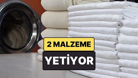 Beyaz Çamaşırları “Kar Beyazı” Yapmanın Sırrı: Sadece 2 Malzeme Yetiyor