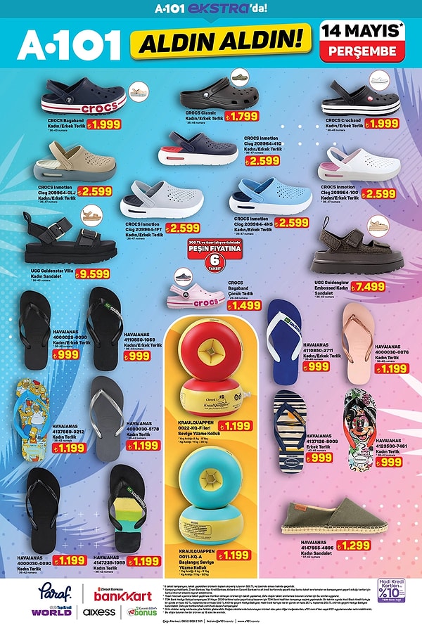 Crocs ve Havaianas Terlik Çeşitleri