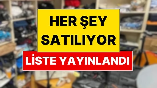 Trenlerde Unutulan Eşyalar Satışa Çıkıyor: Aralarında Yok Yok!