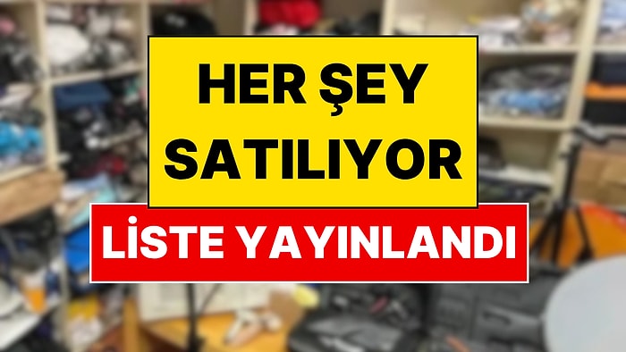 Trenlerde Unutulan Eşyalar Satışa Çıkıyor: Aralarında Yok Yok!