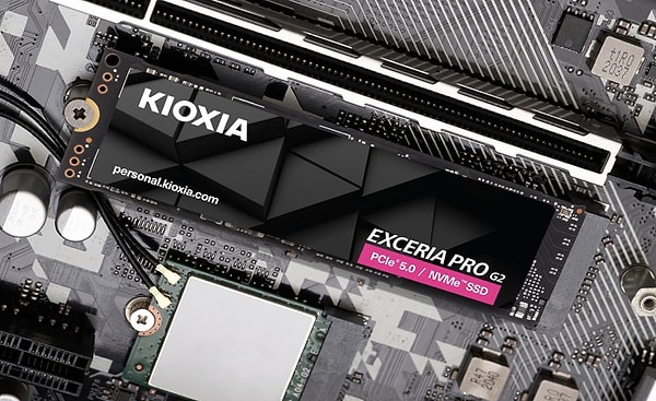 Veri transferinde ışık hızı: KIOXIA Exceria Pro G2 NVMe GEN5 SSD indirimde!