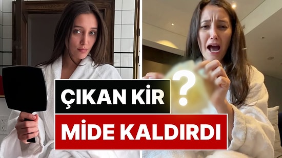 Ayaklarına Detoks Maskesi Yapan Hailey Eylül Sani'den Çıkan Kir Mide Kaldırdı!
