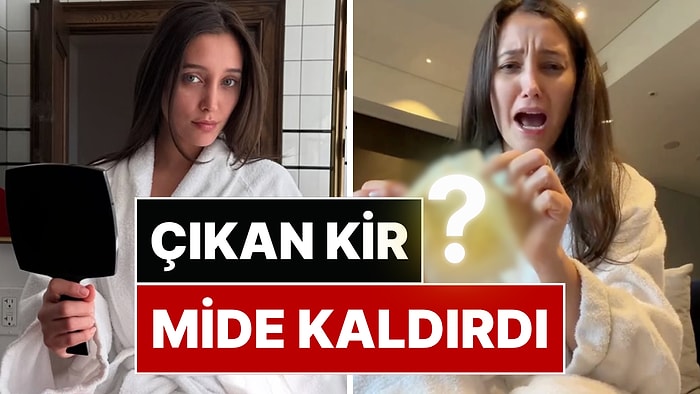 Ayaklarına Detoks Maskesi Yapan Hailey Eylül Sani'den Çıkan Kir Mide Kaldırdı!