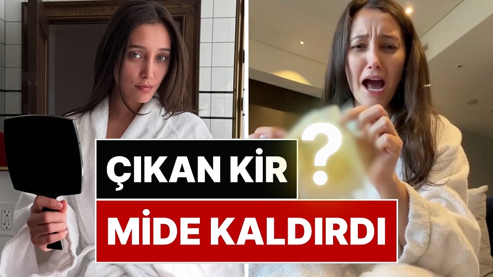 Ayaklarına Detoks Maskesi Yapan Hailey Eylül Sani'den Çıkan Kir Mide Kaldırdı!