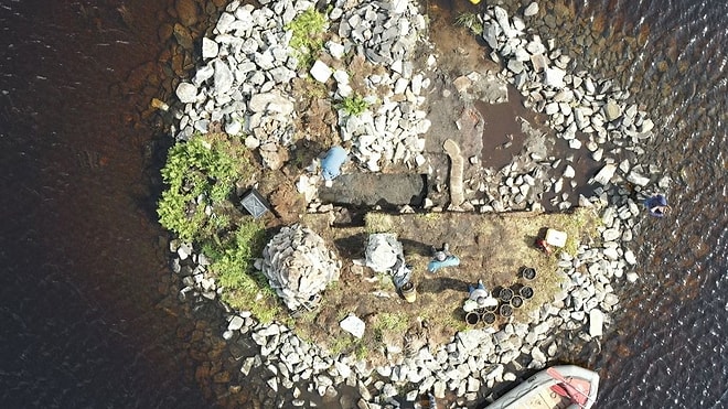 A 5,000-Year-Old Artificial Island Was Built in the Middle of a Lake