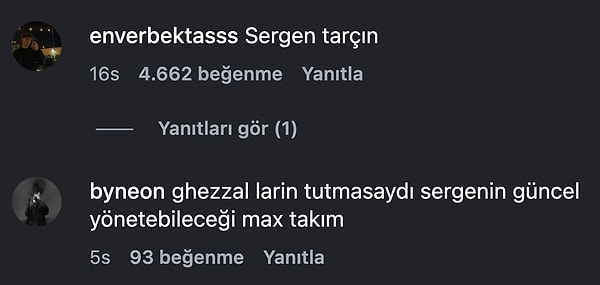 Binlerce beğenili yorumlara da şahit olduk.