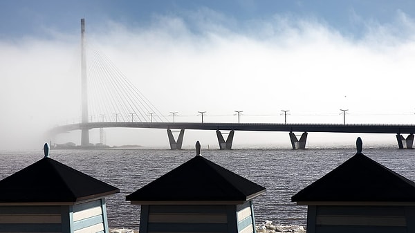 It's one of the longest bridges in the world. However, it's not accessible for cars.