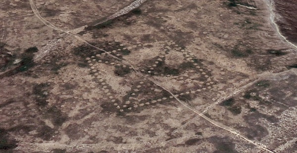 Ancient symbols have been discovered in the steppes of Kazakhstan.