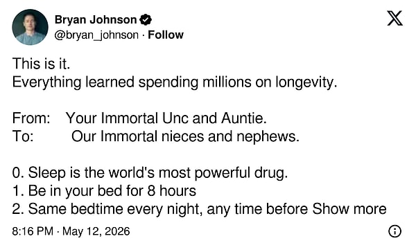 "Everything We've Learned About Longevity, At the Cost of Millions."