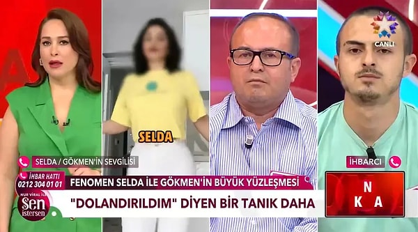 Nur Viral'in canlı yayınına telefonla bağlanan TikTok fenomeni Selda, iddiaları reddetti.