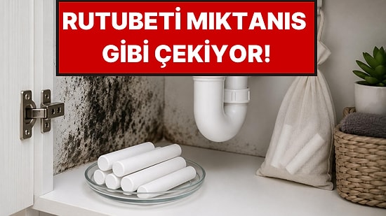 Banyo Dolabına Bir Parça Tebeşir Atın ve Bekleyin