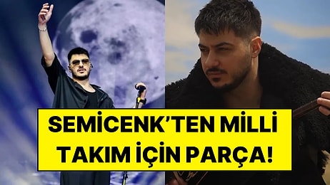 Semicenk Milli Takım İçin Yazdığı Şarkının Bir Kesitini Paylaştı