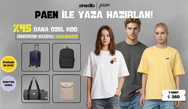 Sepette Onedio45 Kodu İle Tüm Ürünlerde Ekstra %45 indirim Kaçırmayın