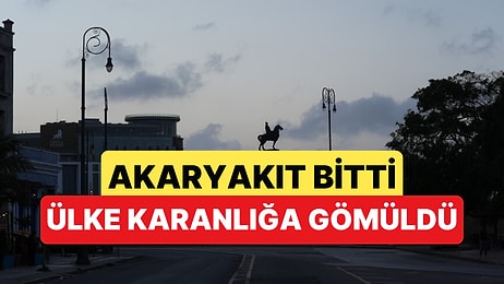 Küba'da Akaryakıt Bitti, Bütün Ülke Büyük Bir Karanlığa Gömülüyor