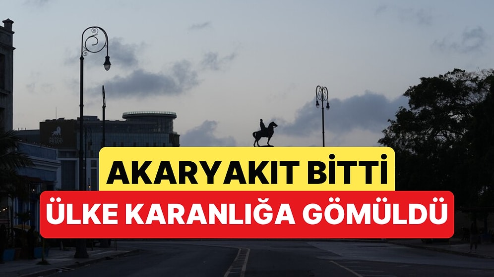 Küba'da Akaryakıt Bitti, Bütün Ülke Büyük Bir Karanlığa Gömülüyor