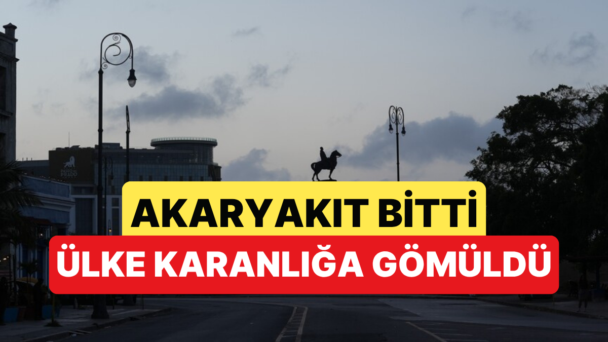 Küba'da Akaryakıt Bitti, Bütün Ülke Büyük Bir Karanlığa Gömülüyor