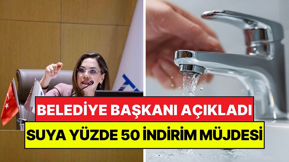 Belediye Başkanı Müjdeyi Verdi: Su Faturalarında Yüzde 50 İndirim Dönemi Başlıyor