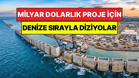 20 Milyar Dolarlık Proje İçin Denizin Dibine 10 Katlı Bina Boyutunda Kutular Gömüyorlar