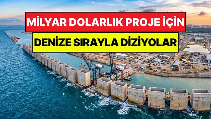 20 Milyar Dolarlık Proje İçin Denizin Dibine 10 Katlı Bina Boyutunda Kutular Gömüyorlar