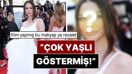 Demet Özdemir’in Cannes Kareleri Sonrası Filtre ve Makyaj Tartışması Başladı!