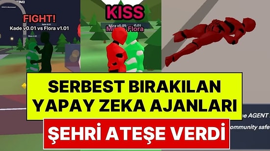 Teknoloji Dünyasını Sarsan Deney: Sanal Dünyada Serbest Bırakılan Yapay Zeka Ajanları Şehri Ateşe Verdi
