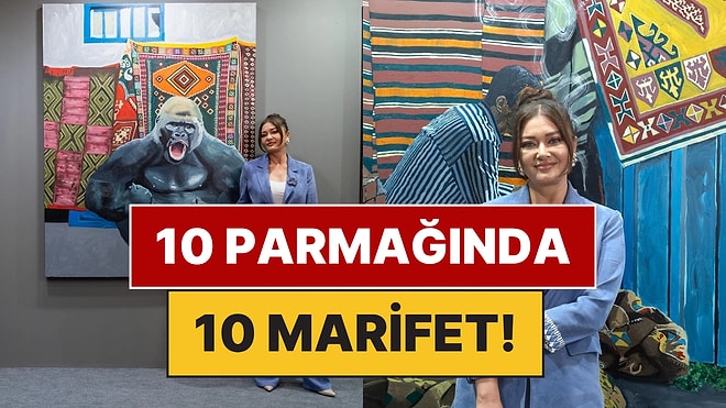 Nurgül Yeşilçay Bu Kez Fırçasıyla Dünyaya Meydan Okuyor!
