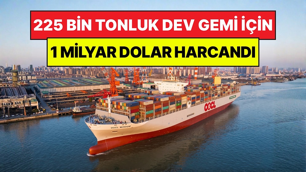 Dünyada Eşi Benzeri Yok: 225 Bin Tonluk Dev Gemi Denize İndirildi