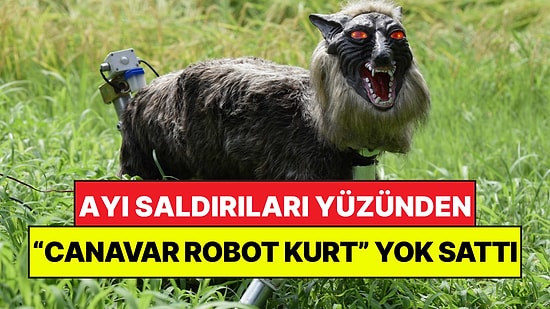 Ayılardan Kurtulmak İçin "Canavar Kurt" Yaptılar: Her Yerde Yok Satıyor