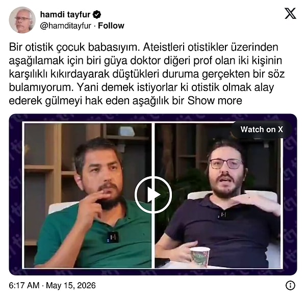 Hamdi Tayfur'un eleştirilerine buradan ulaşabilirsiniz: