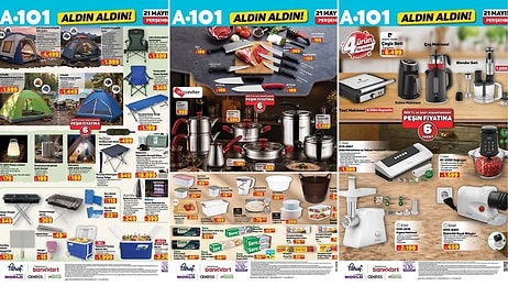 A101'e Kıyma Makinesi Geliyor! 21 Mayıs 2026 A101 Aldın Aldın Kataloğu