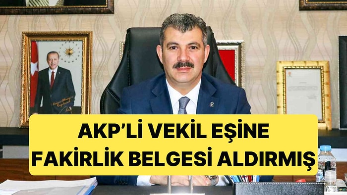 AKP Aksaray Milletvekili Hüseyin Altınsoy Eşine Mahkeme Harcı Ödemesin Diye Fakirlik Belgesi Aldırmış