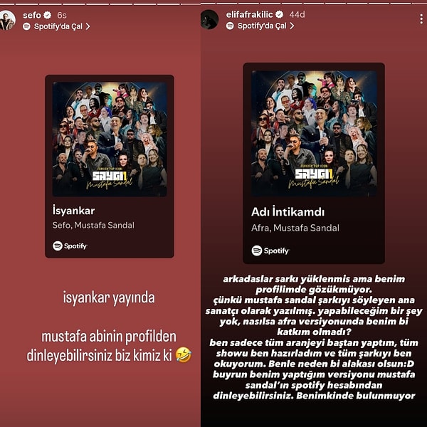 Here's the reaction of Sefo and Afra to Saygı1: