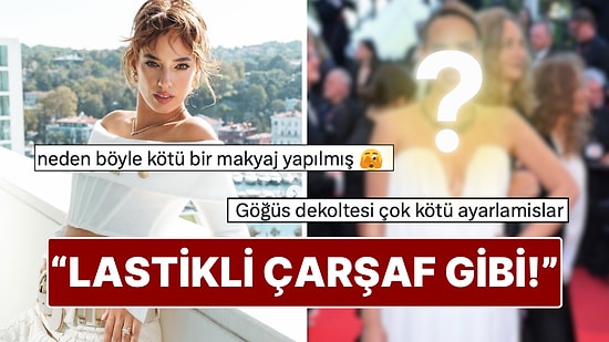 Seda Bakan’ın Cannes Film Festivali’ndeki Kıyafeti Perdeye Benzetildi!
