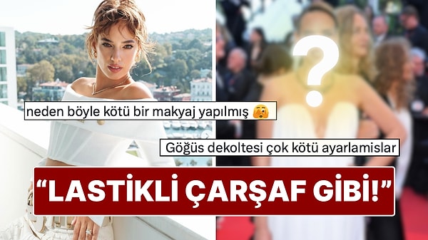Seda Bakan’ın Cannes Film Festivali’ndeki Kıyafeti Perdeye Benzetildi!