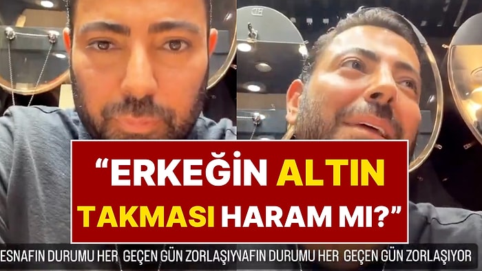 Erkeğin Altın Takması Haram mı? Ünlülerin Kuyumcusu Ersan Diamond Müşterisi İçin Hoca Aradı!