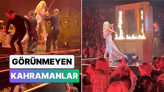 Eurovision'un Kamera Arkası: Finlandiya Ekibinin Sahnesinde Yer Alan Görevlinin Çabası Beğeni Topladı