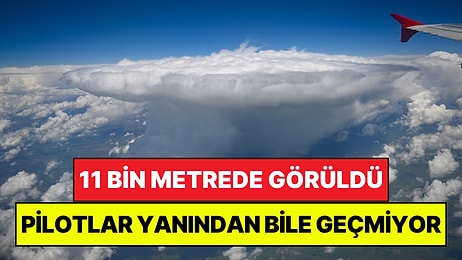 Pilotlar Yanından Bile Geçmiyor: Van Semalarında 11 Bin Metre Yükseklikte Görüldü
