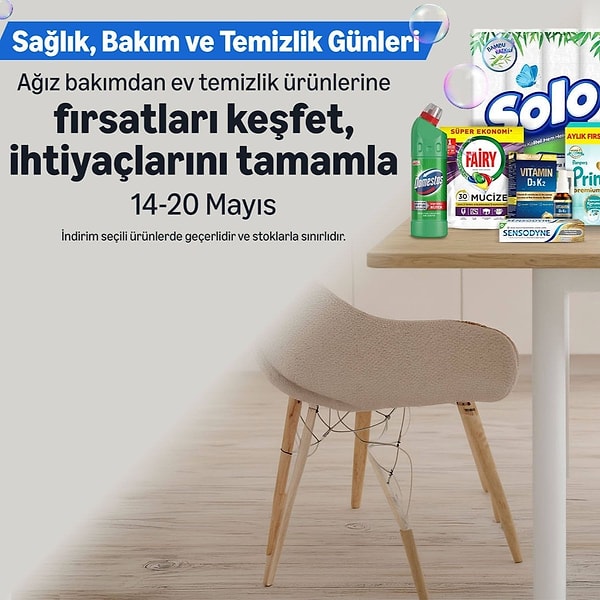 14 Mayıs tarihinde başlayan Ev Temizlik ve Bakım Haftası, 20 Mayıs tarihine kadar sürecek.