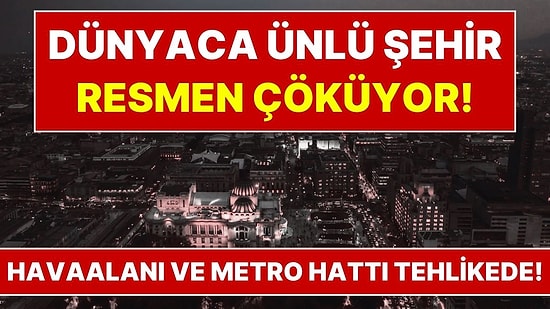 NASA'dan Korkutan Rapor: Havalimanı ve Metro Hattı Tehlikede! Koskoca Şehir Yüzyılda Çöküşe Geçti