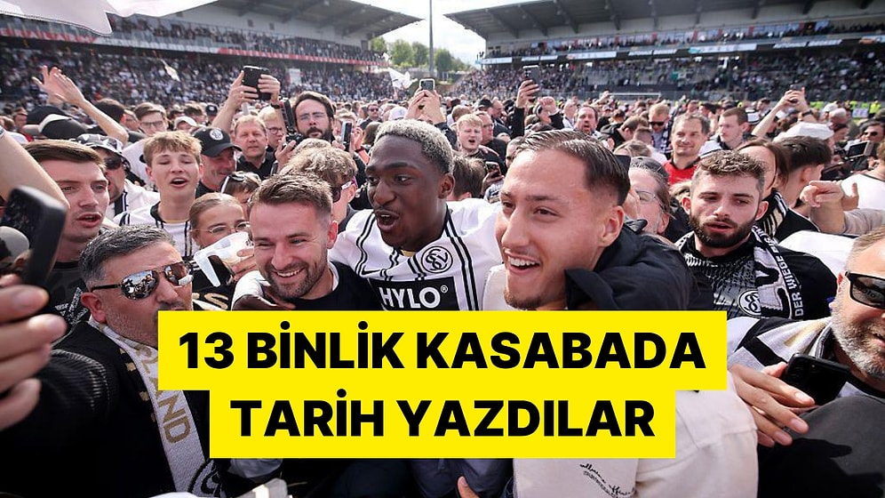 13 Bin Nüfuslu Kasaba Takımı Bundesliga'ya Yükselerek Mucizeyi Gerçekleştirdi