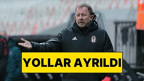 Beşiktaş'ta Sergen Yalçın İle Yollar Ayrıldı