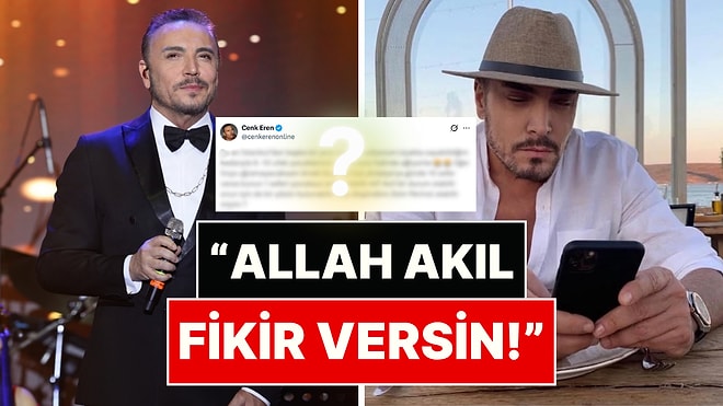 Ağlayan Çocuklardan Rahatsız Olan Cenk Eren'in "Çocuksuz Uçuş" Talebi Tepki Çekti!