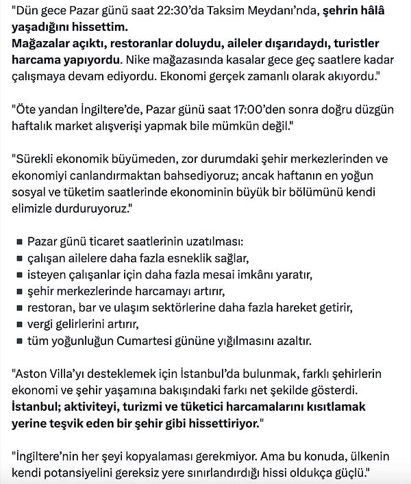 İngiltere’deki mevcut ticaret kısıtlamalarının ekonomik büyümeyi engellediği savunuldu