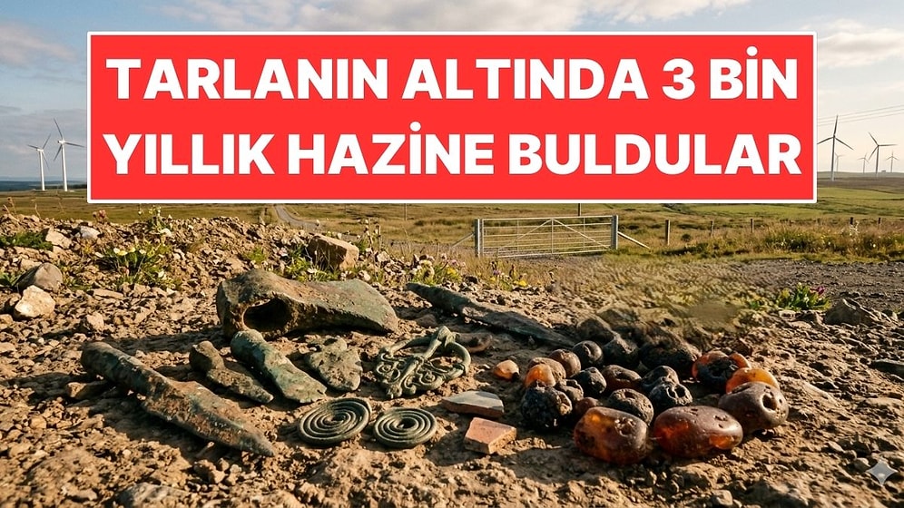 İlk Kepçede Hazine Buldular: Tarlayı Kazdılar Altından 3 Bin Yıllık Takılar Çıktı