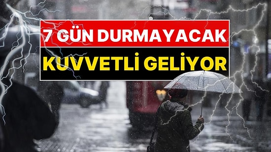 İstanbul’da Gökyüzü Delinecek! AKOM Saat Verip Uyardı