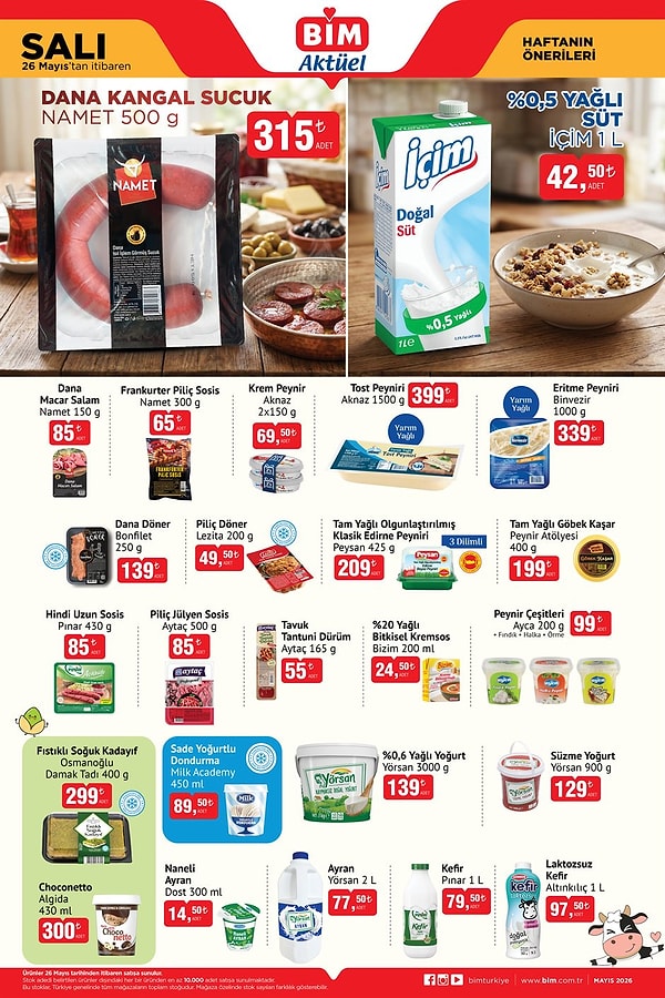 Namet Dana Kangal Sucuk 500 g 315 TL