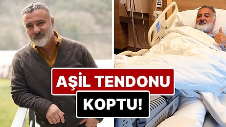 Cengiz Bozkurt Sahnedeyken Talihsiz Bir Kaza Geçirdi: Aşil Tendonu Koptu!